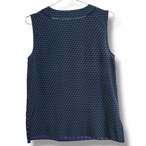 ‎Halogen Womens Top Size Small Sleeveless Navy 58665 - Picture 2 of 7